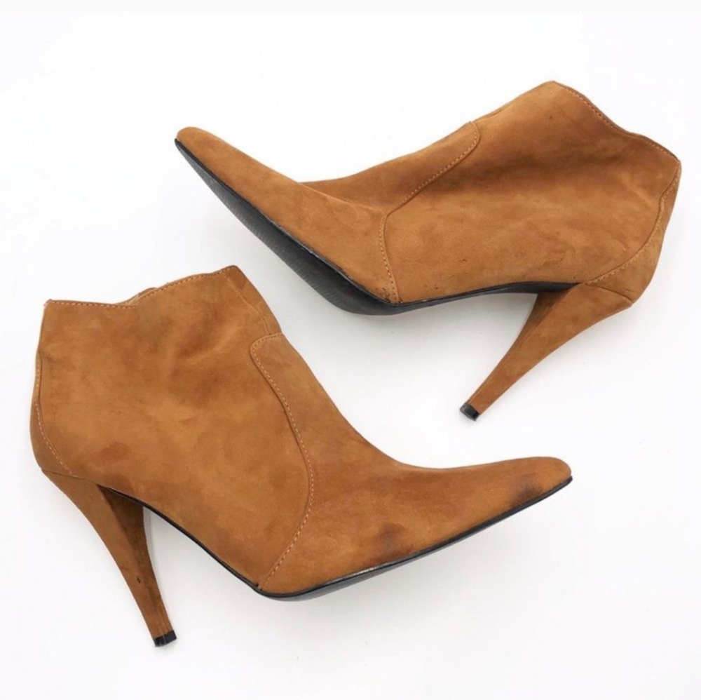 Colin Stuart Brown Heeled Ankle Boots